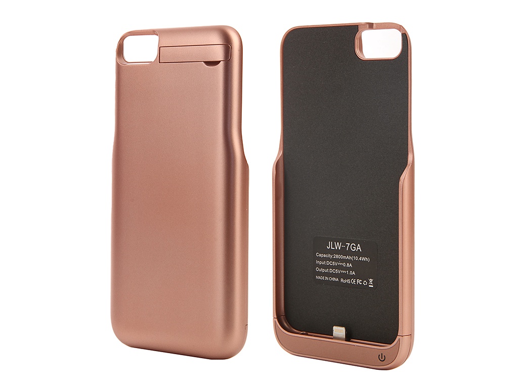 

Аксессуар Чехол-аккумулятор Aksberry для APPLE iPhone 7 2800 mAh Pink Gold, iPhone 7