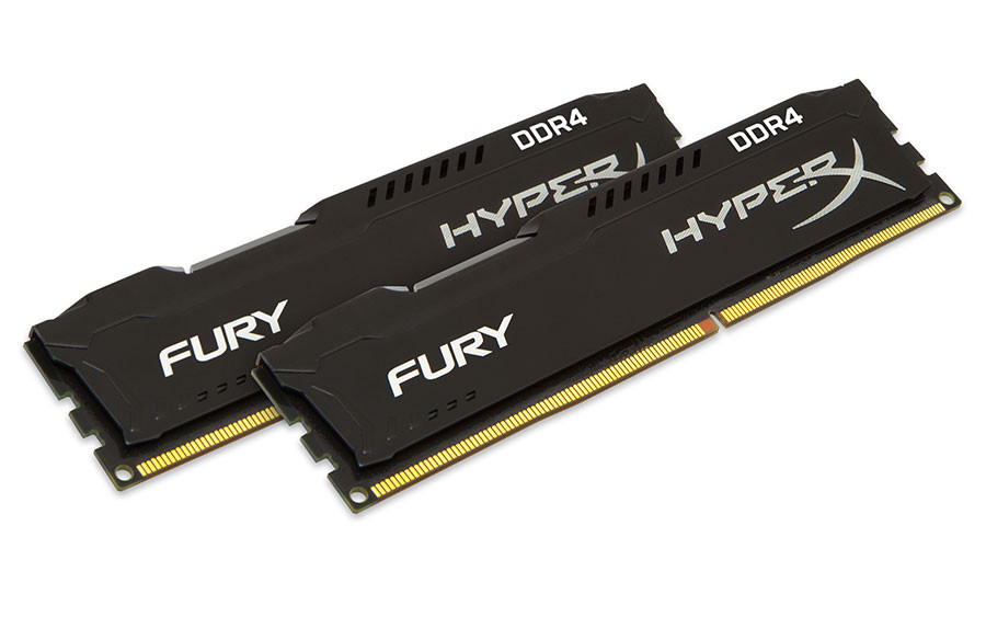 

Модуль памяти Kingston HyperX Fury DDR4 DIMM 2400MHz PC4-19200 CL15 - 16Gb KIT (2x8Gb) HX424C15FB2K2/16, HX424C15FB2K2/16