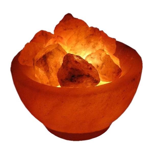 фото Солевая лампа wonder life огненная ваза 2-2.5кг sll-12056д-бр