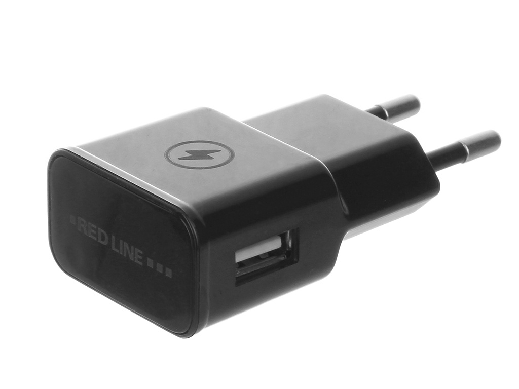 Зарядное устройство Red Line NT-1A USB 1A Black УТ000009407 сетевое зарядное устройство red line 1 usb модель nt 1a 1a черный