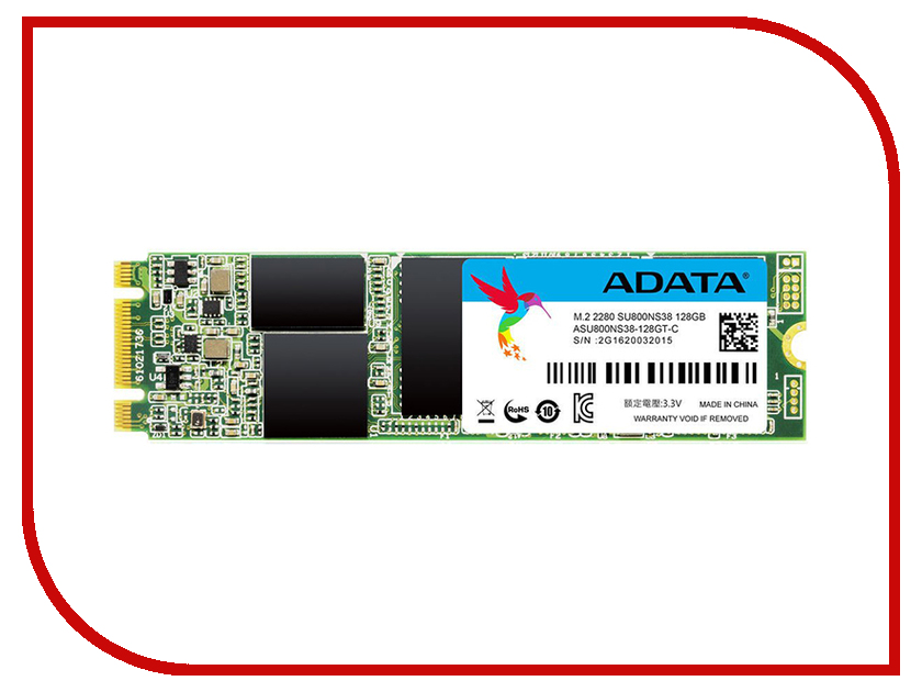 фото Жесткий диск 128Gb - A-Data Ultimate SU800 M.2 2280 ASU800NS38-128GT-C