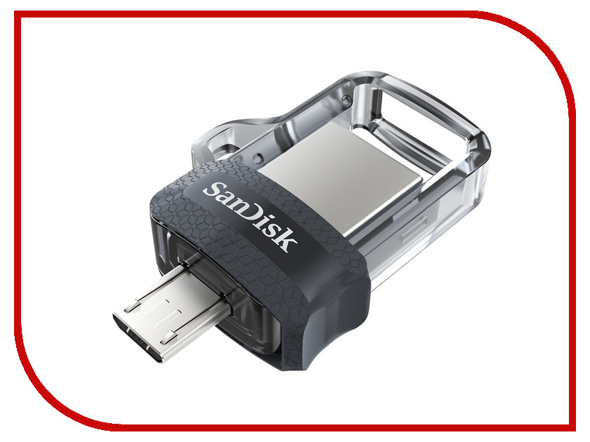 

USB Flash Drive 16Gb - SanDisk Ultra Dual Drive OTG SDDD3-016G-G46, SDDD3-016G-G46