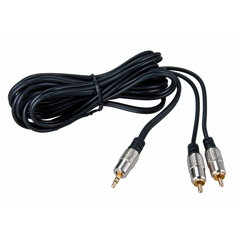 Аксессуар Rexant 3.5mm Stereo Plug - 2RCA Plug 5m 17-4225 аксессуар rexant 3 5mm 4c plug 3rca plug 1 5m 17 4412