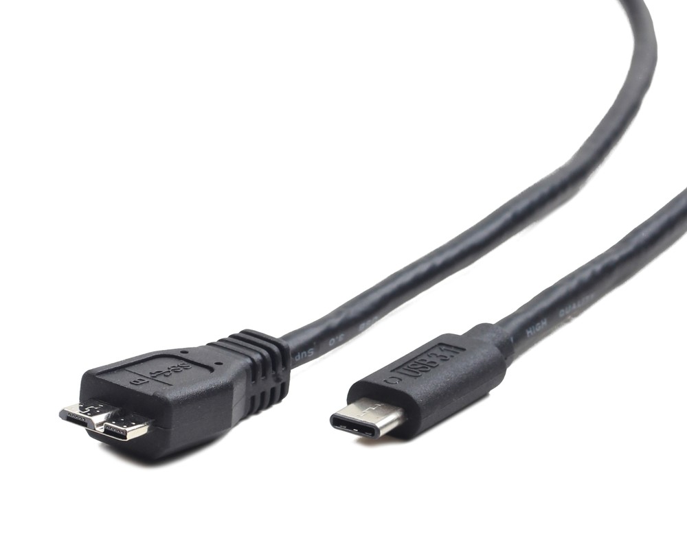 Аксессуар Gembird Cablexpert USB 3.0 microBM/USB 3.1 Type-C 1.8m CCP-USB3-mBMCM-6