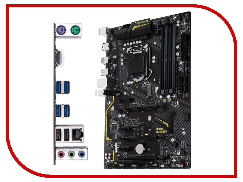 

Материнская плата GIGABYTE GA-Z270P-D3, GA-Z270P-D3