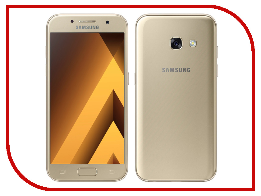 фото Сотовый телефон Samsung SM-A320F Galaxy A3 (2017) Gold