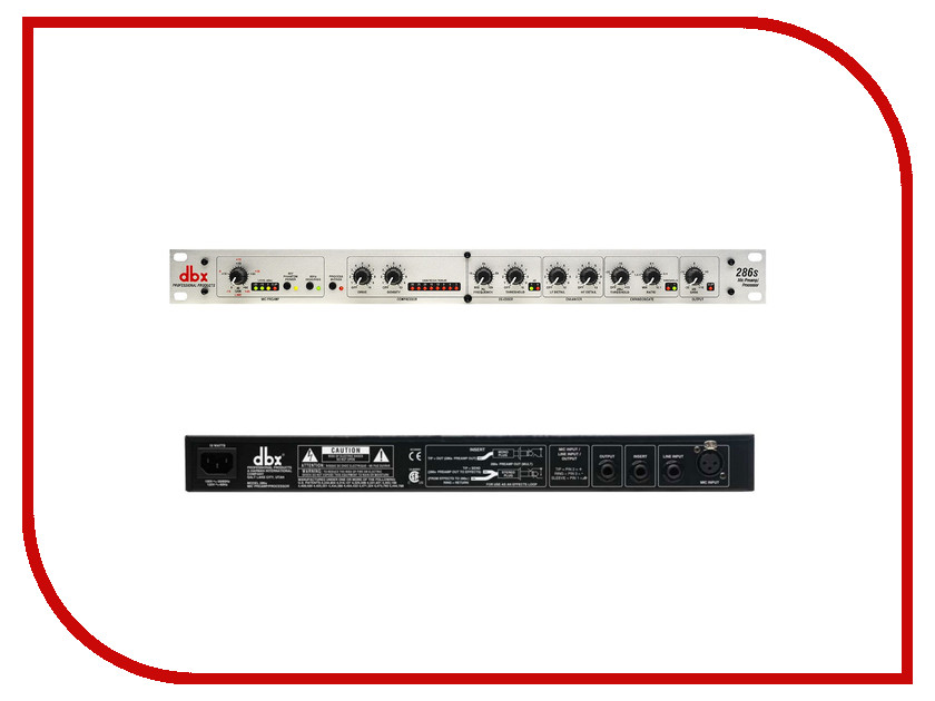 

Аудиоинтерфейс DBX 286S микрофонный предусилитель, 286S