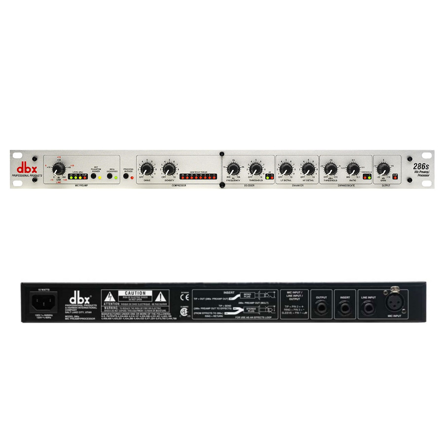 

Аудиоинтерфейс DBX 286S микрофонный предусилитель, 286S