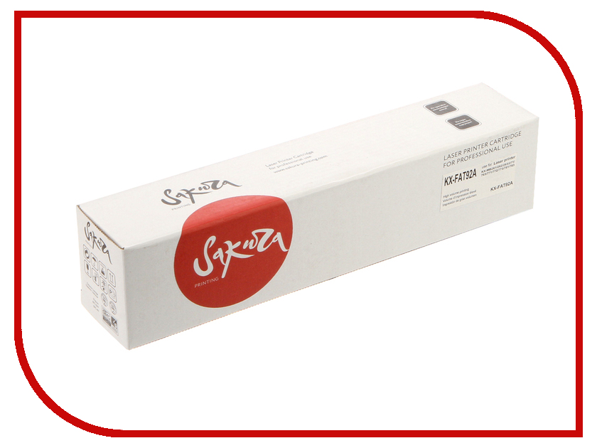

Картридж Sakura SAKXFAT92A Black для Panasonic KX-MB262/263/271/283/763/772/773/781/783 2000к, SAKXFAT92A