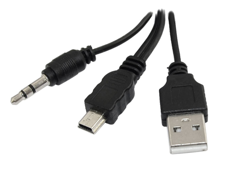 фото Аксессуар Rexant USB/AUX - miniUSB 0.5m 18-4291