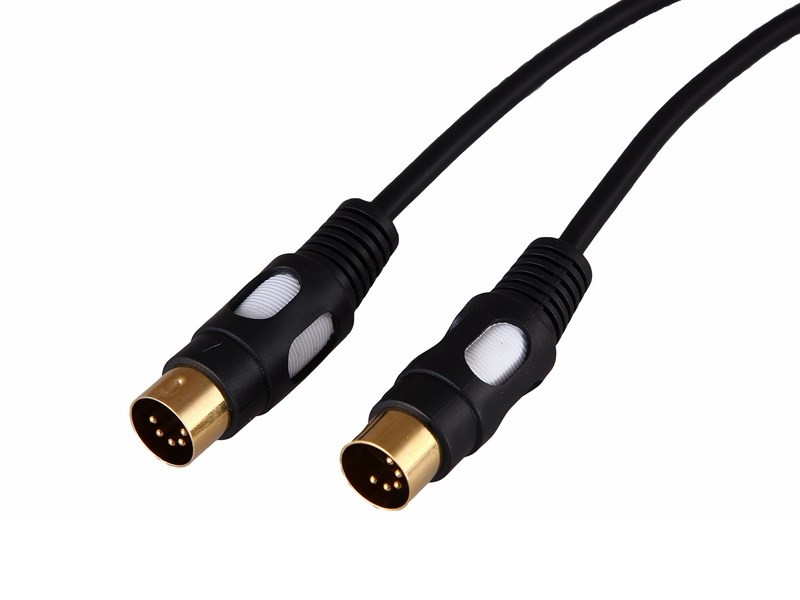 Кабель Rexant DIN 5PIN Plug - DIN 5PIN Plug 1.5m Gold 17-2522 x500 bt hifi аудиоприемник без потерь чип bt4 0 внешняя всенаправленная антенна поддержка декодирования aac mp3 sbc gold us plug