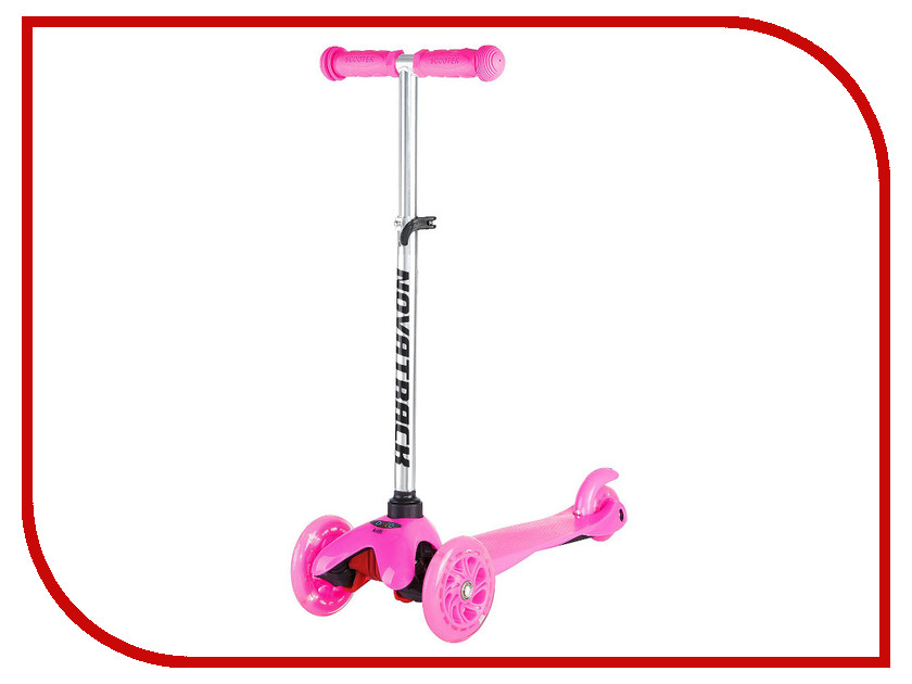 

Самокат Novatrack Disco-Kids Pink 120H.DISCOKIDS.PN7, Disco-Kids