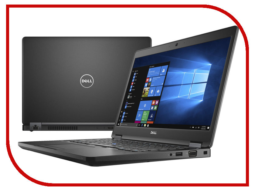 фото Ноутбук Dell Latitude 5480 5480-9194 (Intel Core i7-7820HQ 2.9 GHz/16384Mb/512Gb SSD/No ODD/nVidia GeForce 930MX 2048Mb/Wi-Fi/Bluetooth/Cam/14.0/1920x1080/Windows 10 64-bit)