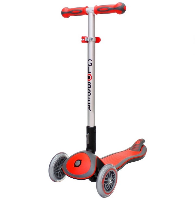 

Самокат Y-SCOO Globber Elite S My Free Fold up Red, Globber Elite S My Free Fold up