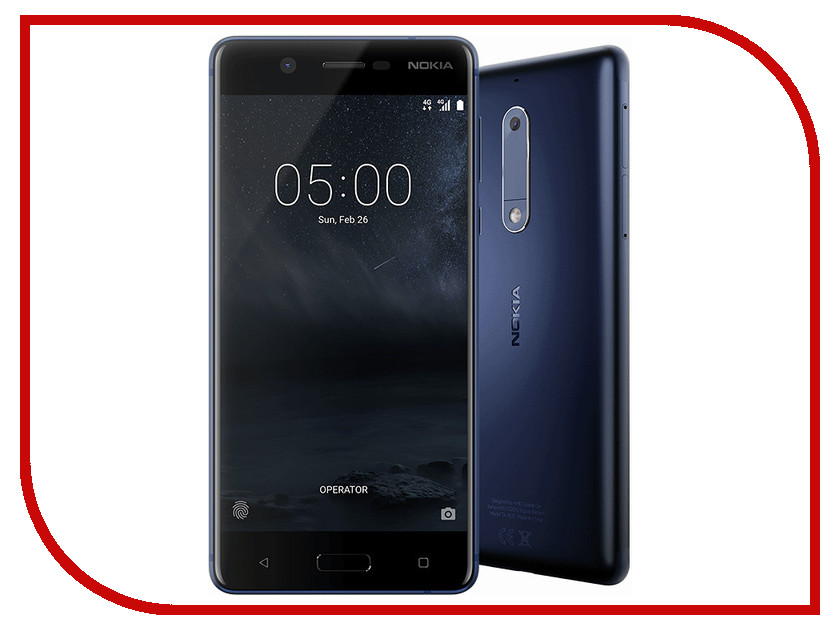 фото Сотовый телефон Nokia 5 Dual Sim Blue