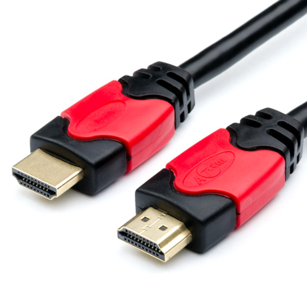 

Аксессуар ATcom HDMI - HDMI 2m Red-Gold АТ4943, АТ4943