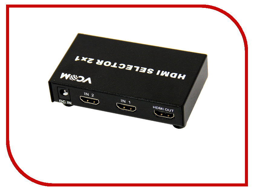 

Сплиттер VCOM HDMI 1.4V Switch 2x1 DD432
