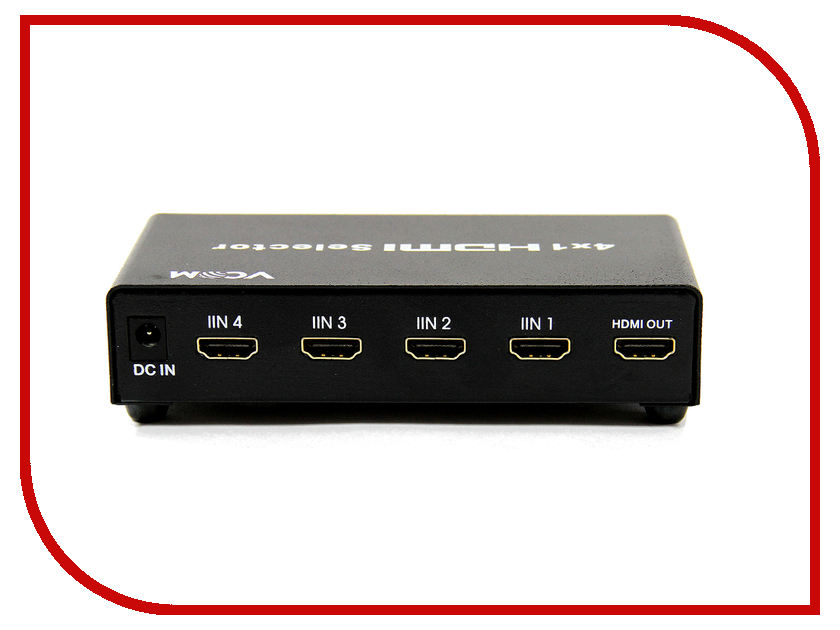фото Сплиттер VCOM HDMI 1.4V Switch 4x1 DD434