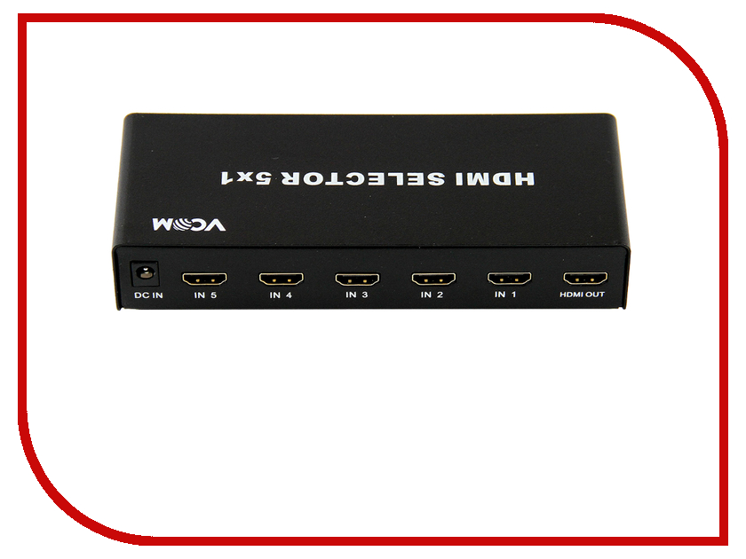 

Сплиттер VCOM HDMI 1.4V Switch 5x1 DD435, DD435