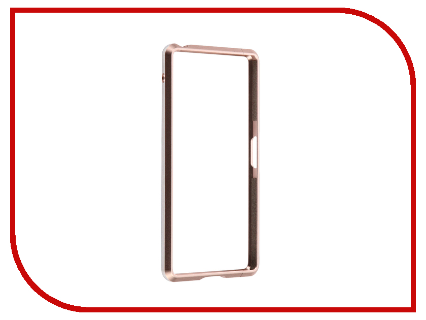 фото Аксессуар Чехол Sony Xperia X BROSCO Rose Gold X-BMP-ROSEGOLD