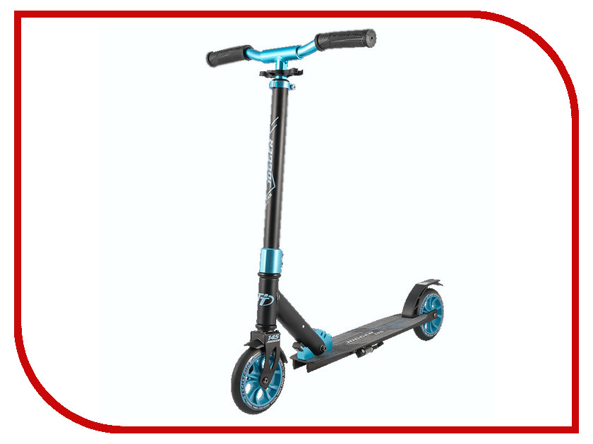 

Самокат Tech Team 145 Jogger Black-Light Blue