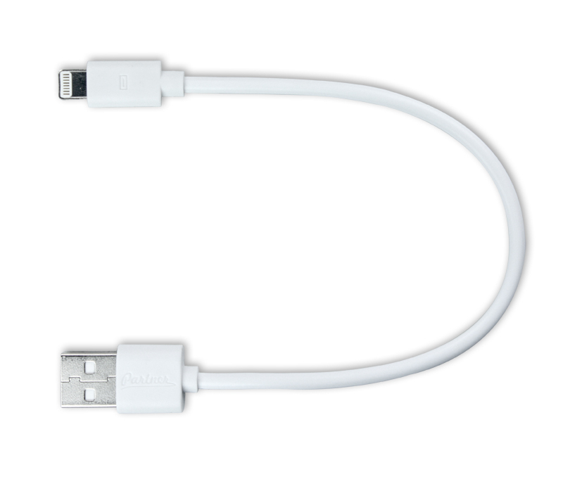 фото Аксессуар Partner USB 2.0 - iPhone/iPod/iPad 8pin 0.2m 2.1A ПР036269