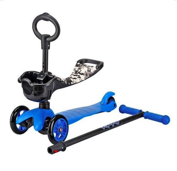 

Самокат Moby Kids 2-in-1 Blue 64966, 64966