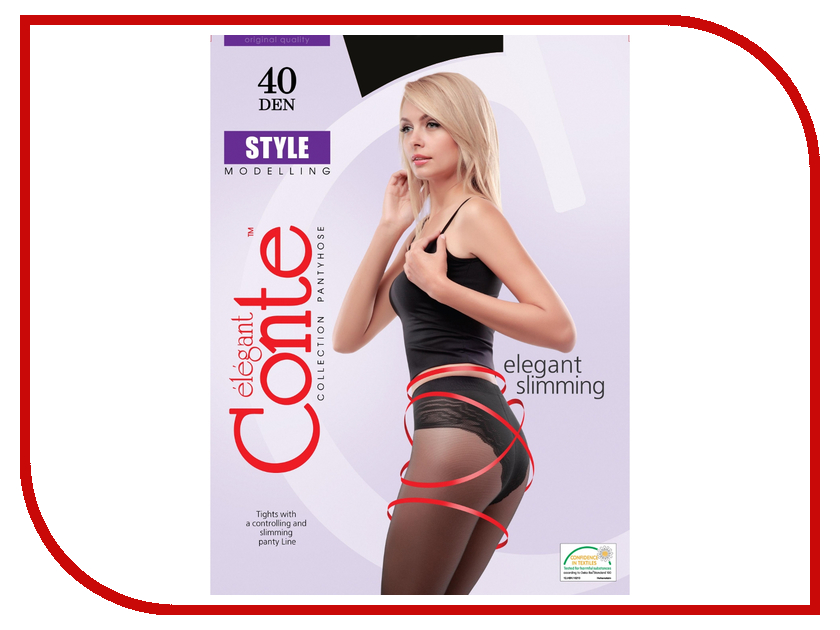 

Колготки Conte Style размер 3 плотность 40 Den Nero