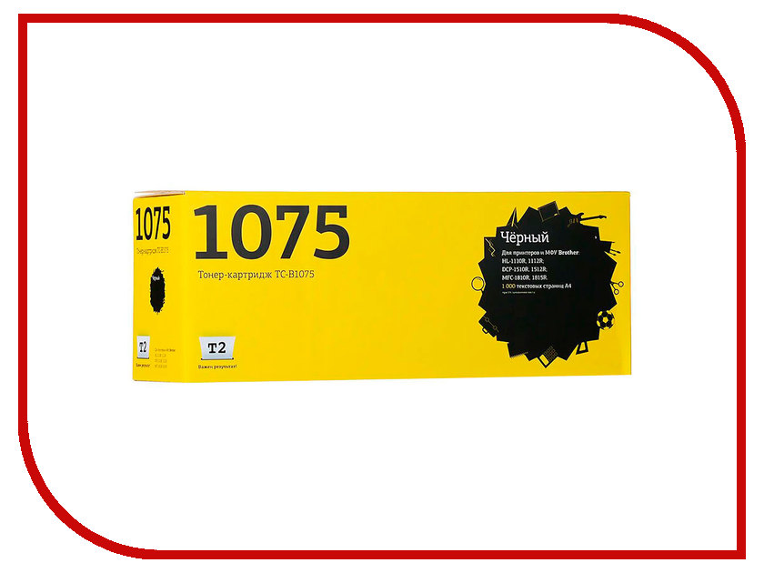 

Картридж T2 TC-B1075 для HL-1110R/1112R/DCP-1510R/1512R/MFC-1810R/1815R, TC-B1075