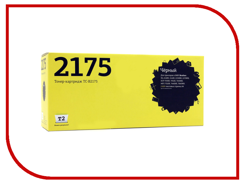 

Картридж T2 TC-B2175 для HL-2140R/2142R/2150NR/2170WR/DCP-7030R/7032R/7045NR/MFC-7320R/7440NR/7840WR, TC-B2175