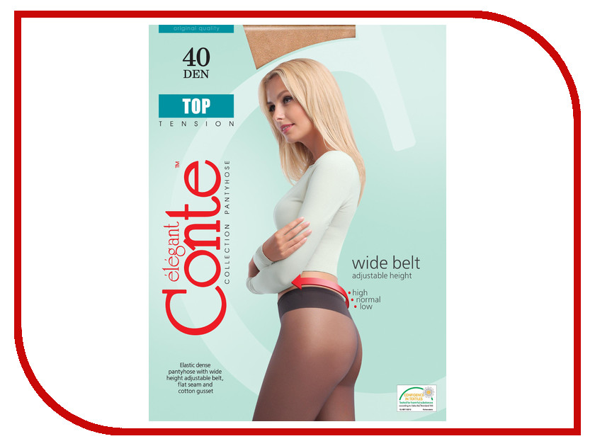 

Колготки Conte Top размер 4 плотность 40 Den Naturel