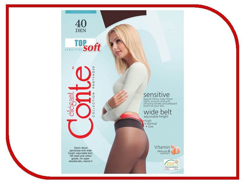 

Колготки Conte Top Soft размер 4 плотность 40 Den Bronzo