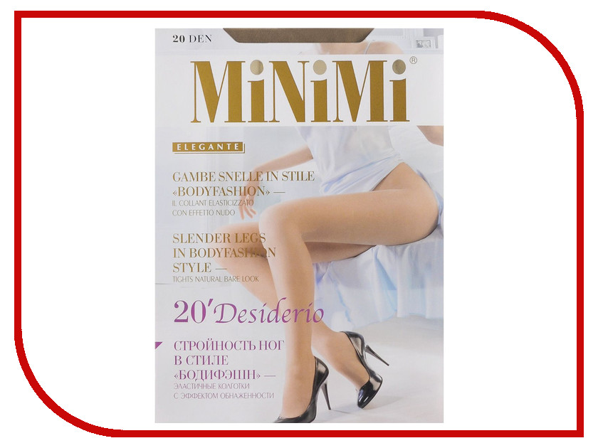 

Колготки MiNiMi Desiderio размер 3 плотность 20 Den Daino