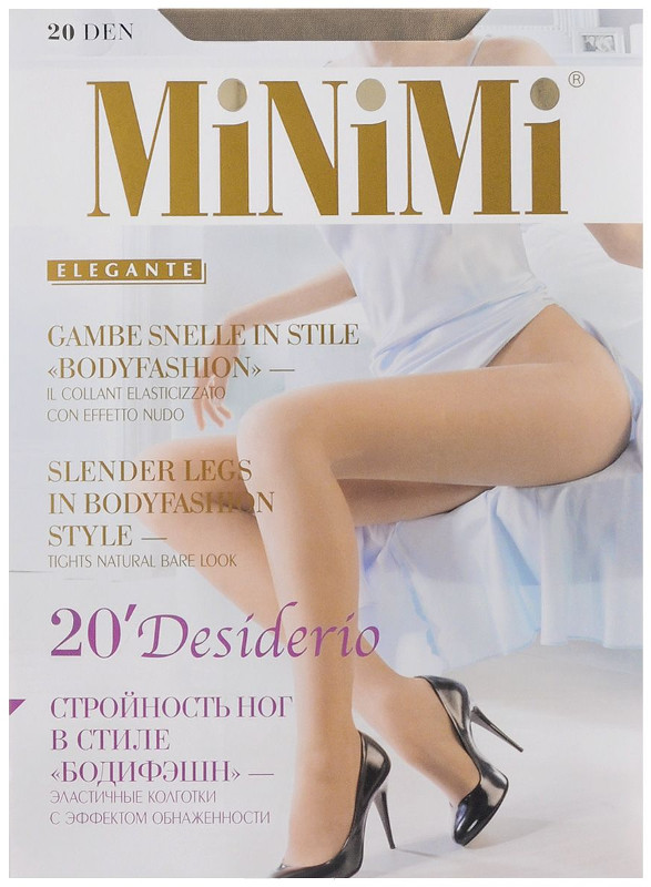 

Колготки MiNiMi Desiderio размер 4 плотность 20 Den Caramello
