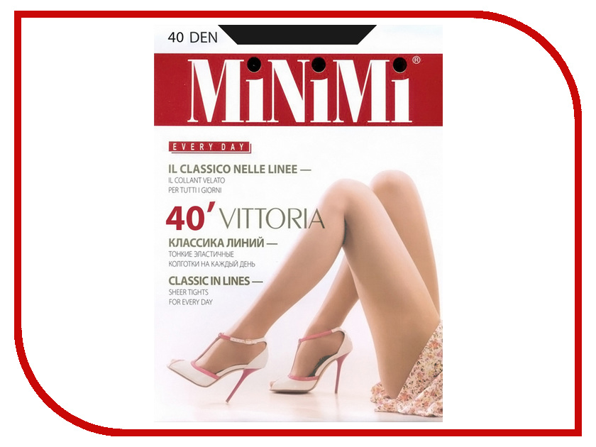 

Колготки MiNiMi Vittoria размер 2 плотность 40 Den Nero