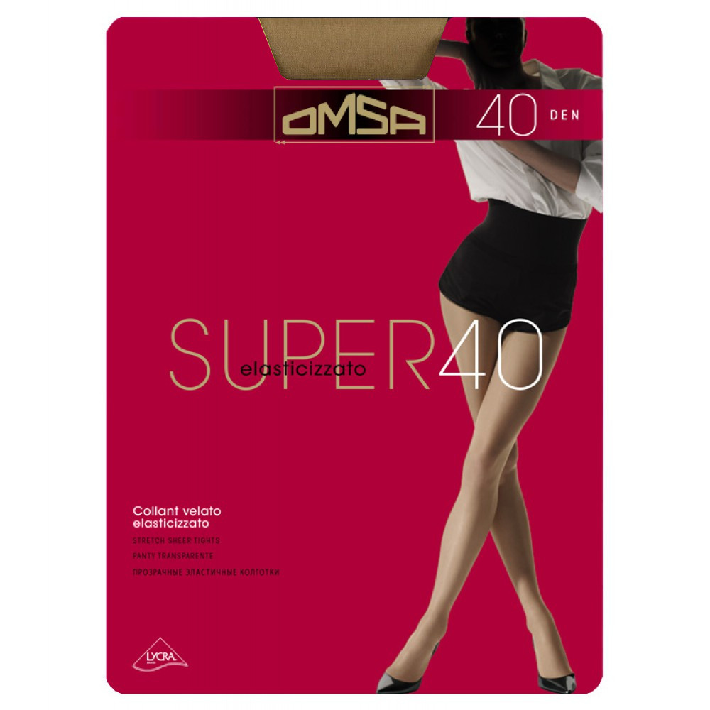 

Колготки OMSA Super размер 2 плотность 40 Den Caramello