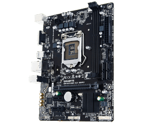 

Материнская плата GigaByte GA-H110M-S2, GA-H110M-S2