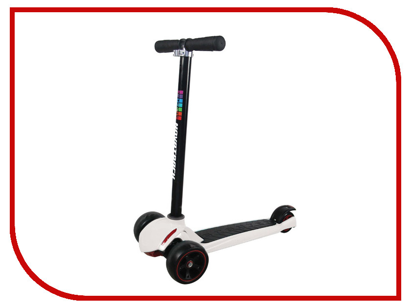 

Самокат Novatrack RainBow 120 White широкие колёса 120rainbow.wt7
