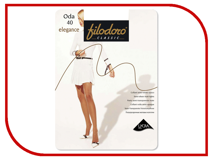 

Колготки Filodoro Oda Elegance размер 3 плотность 40 Den Playa