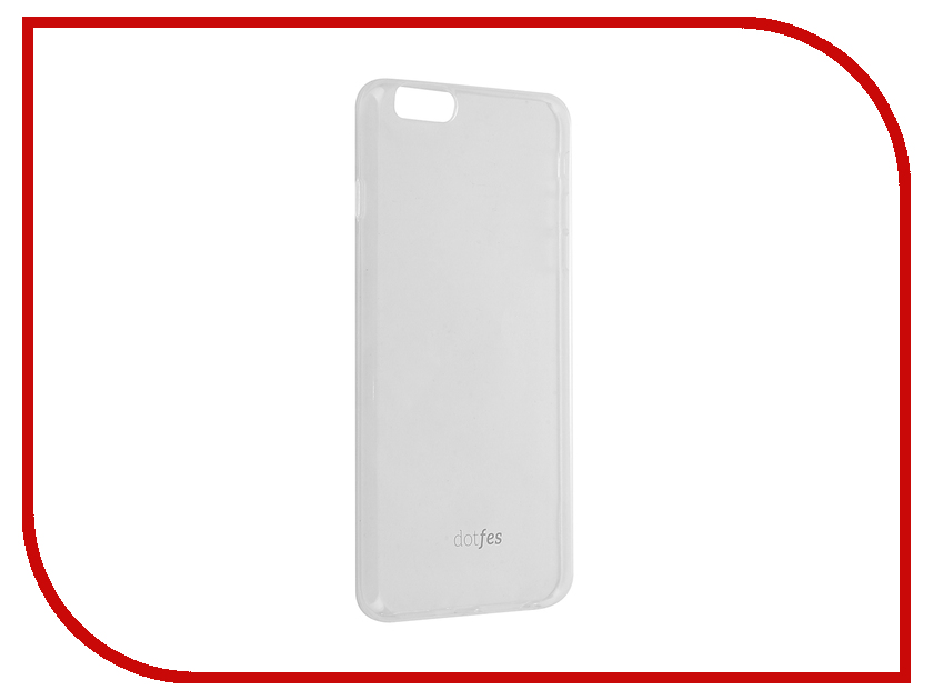 фото Аксессуар Чехол Dotfes G04 Ultra Slim TPU Case для APPLE iPhone 6 Plus/6s Plus Transparent 47071