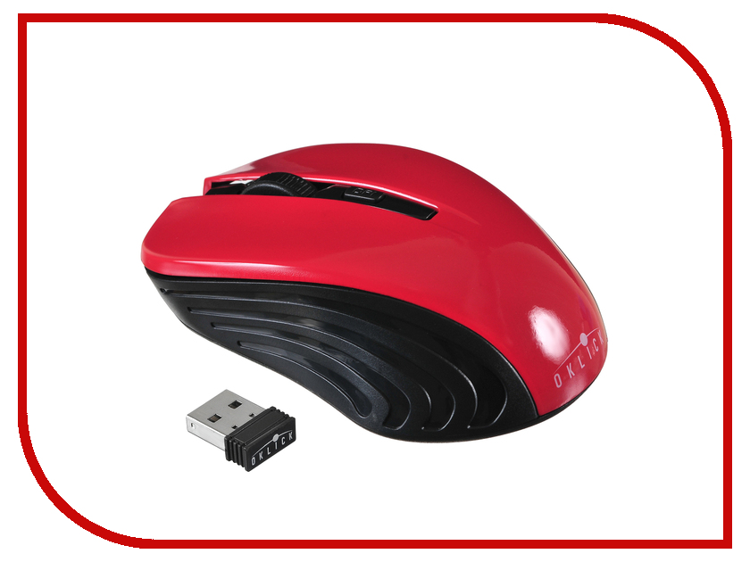 

Мышь Oklick 545MW Black-Red