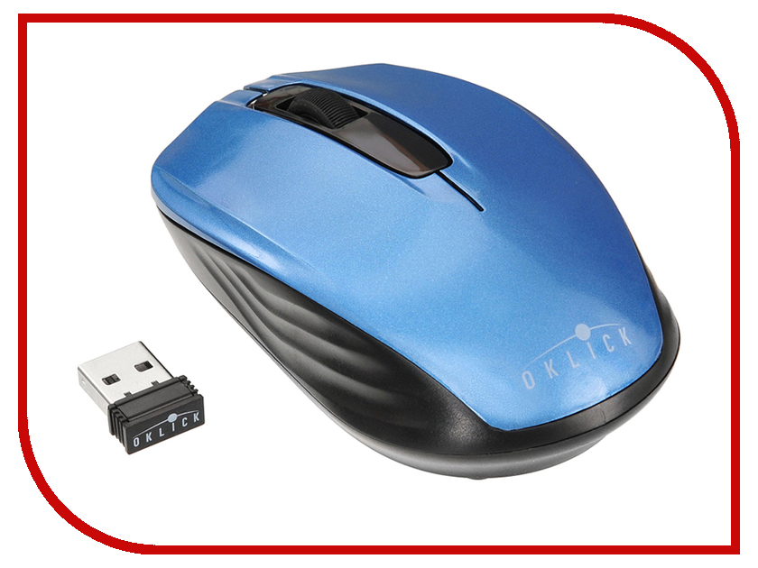 

Мышь Oklick 475MW Black-Blue