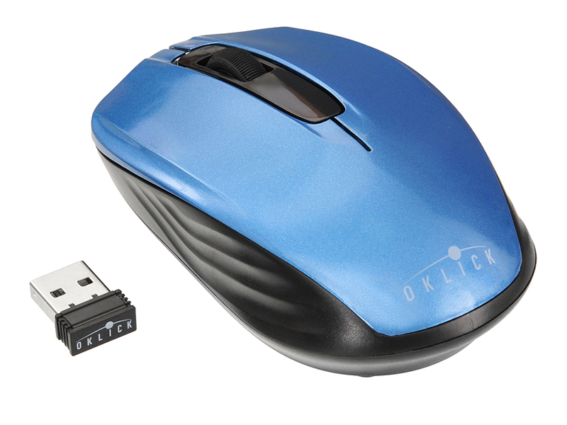 фото Мышь oklick 475mw black-blue