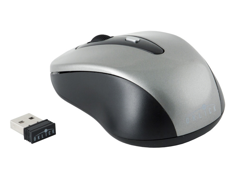 

Мышь Oklick 435MW Grey-Black, 435MW