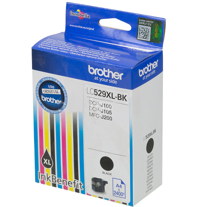 

Картридж Brother LC529XLBK Black для DCP-J100/J105/J200, LC529XLBK