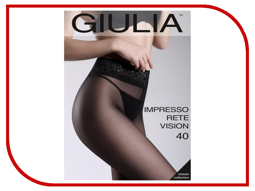 

Колготки Giulia Impresso Rete Vision размер 4 плотность 40 Den Daino