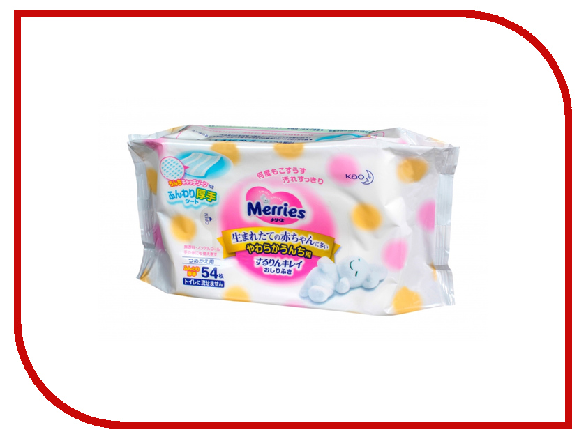 

Салфетки Merries 54шт 4901301-239976, 4901301-239976