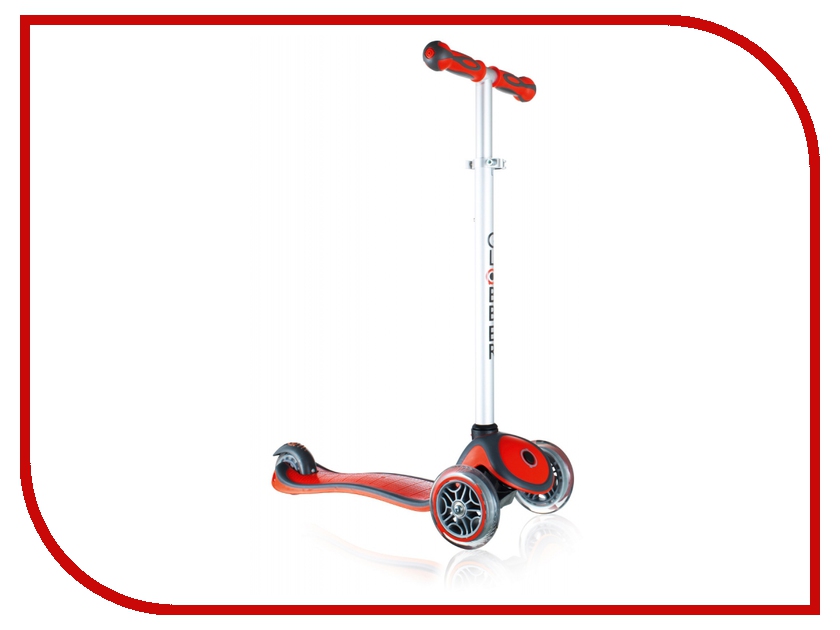 

Самокат Y-SCOO Globber Primo Plus Red со светящимися колесами