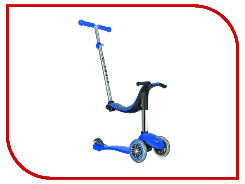 

Самокат Y-SCOO Globber EVO 4 in 1 Dark Blue со светящимися колесами