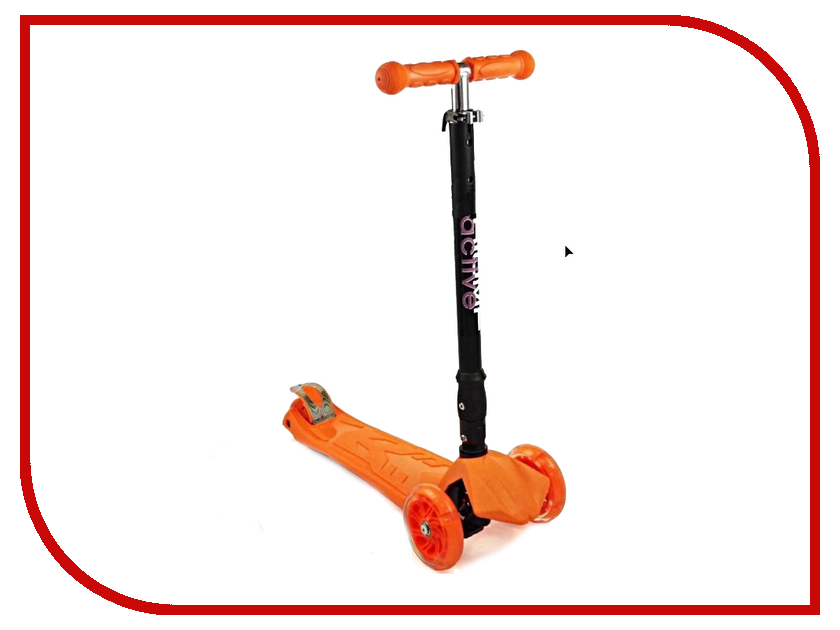 

Самокат Triumf Active Maxi Flash Plus Orange складной, Maxi Flash Plus